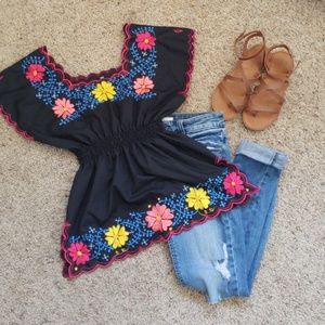Emborided Top